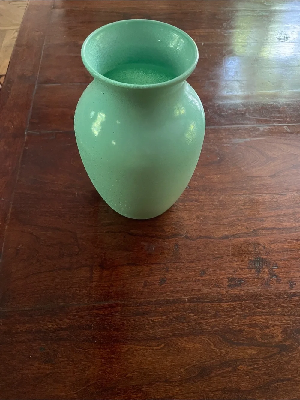Gorgeous painted glass vase.